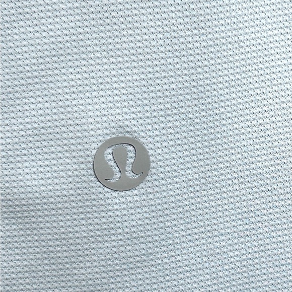 lululemon athletica ShowZero Classic Fit Blue Polo Shirt mens Medium M - Picture 6 of 7